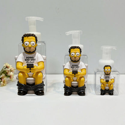 Doing Dad Sh*t - Personalized Cartoon Family Pump Dispenser