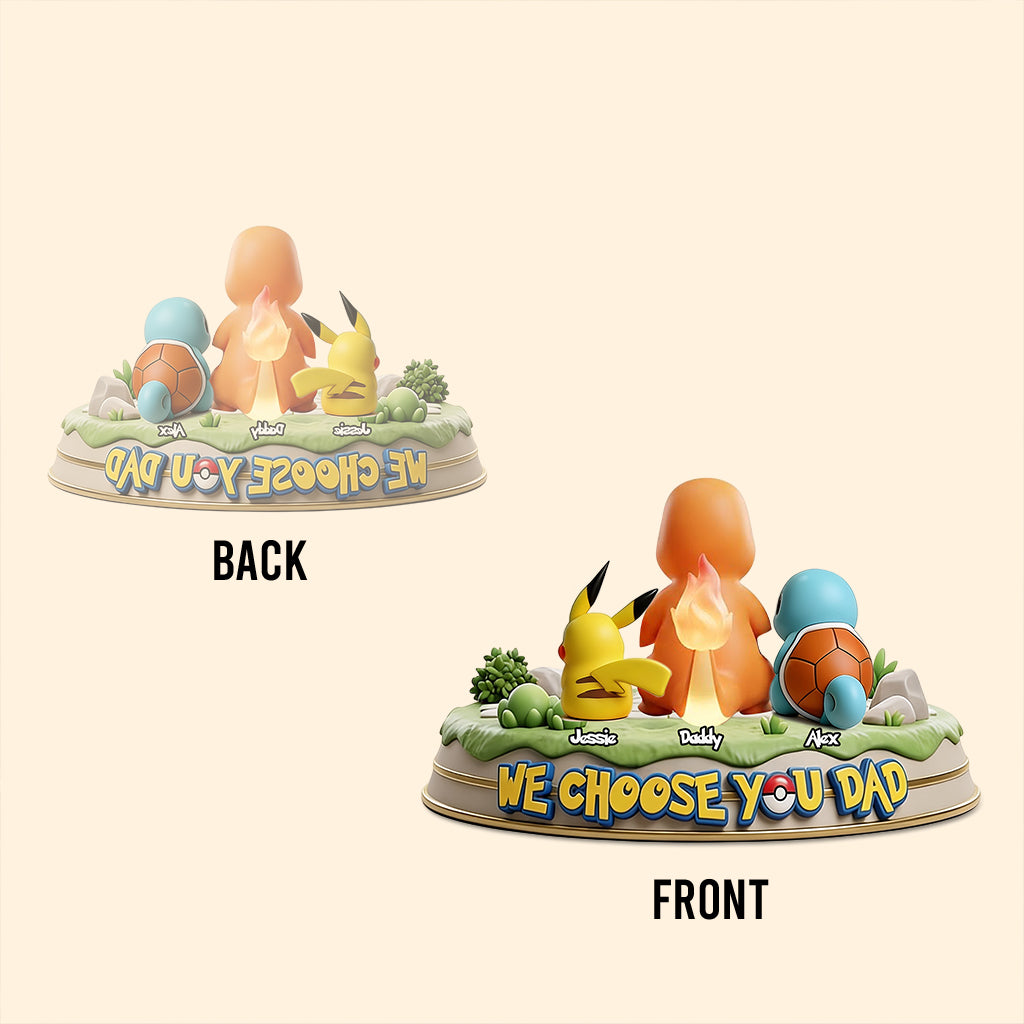 We Choose You - Personalized Monster Trainer Custom Shaped Acrylic Plaque