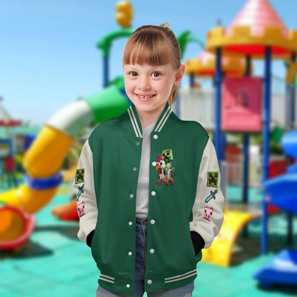 Chicken Jockey - Personalized Block World Varsity Jacket