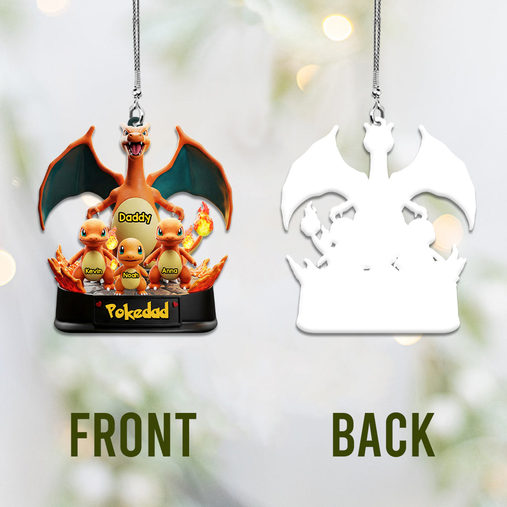 Gamer Dad - Personalized Monster Trainer Car Ornament