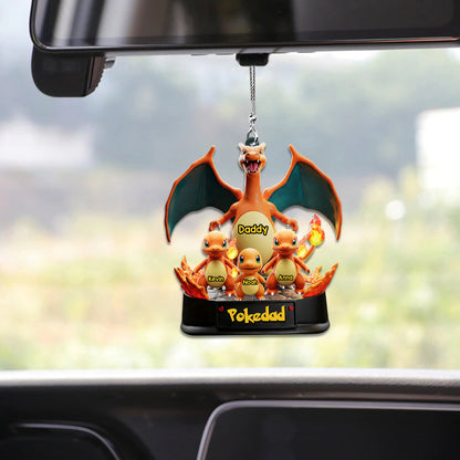 Gamer Dad - Personalized Monster Trainer Car Ornament