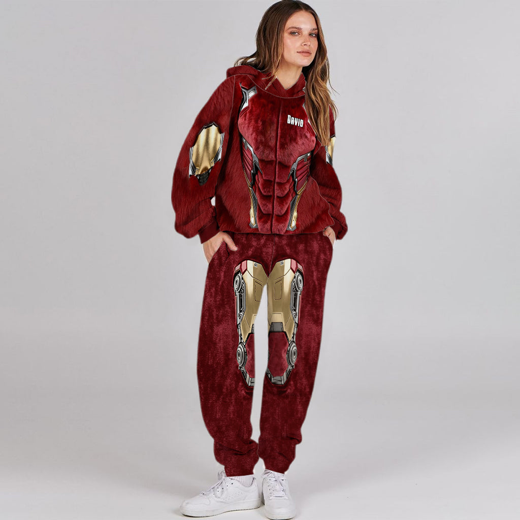 Christmas Retro - Personalized Marvelous Universe Hoodie and Sweatpants