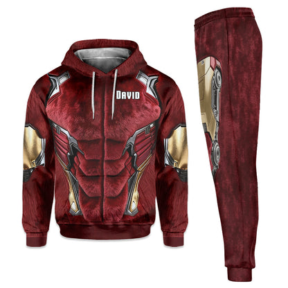 Christmas Retro - Personalized Marvelous Universe Hoodie and Sweatpants
