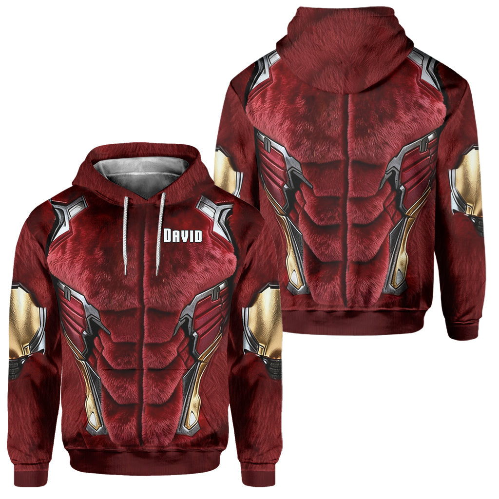 Christmas Retro - Personalized Marvelous Universe Hoodie and Sweatpants