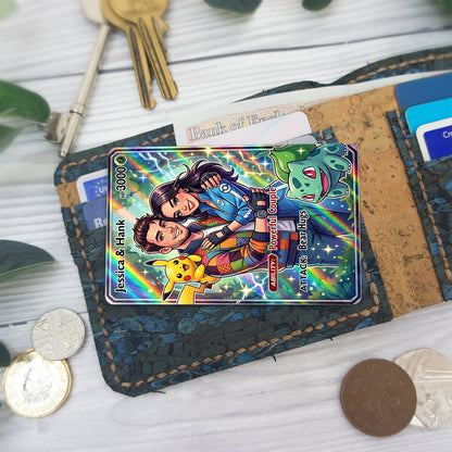 Funny Custom Card For Him/ Dad... - Personalized Monster Trainer Wallet Insert Card
