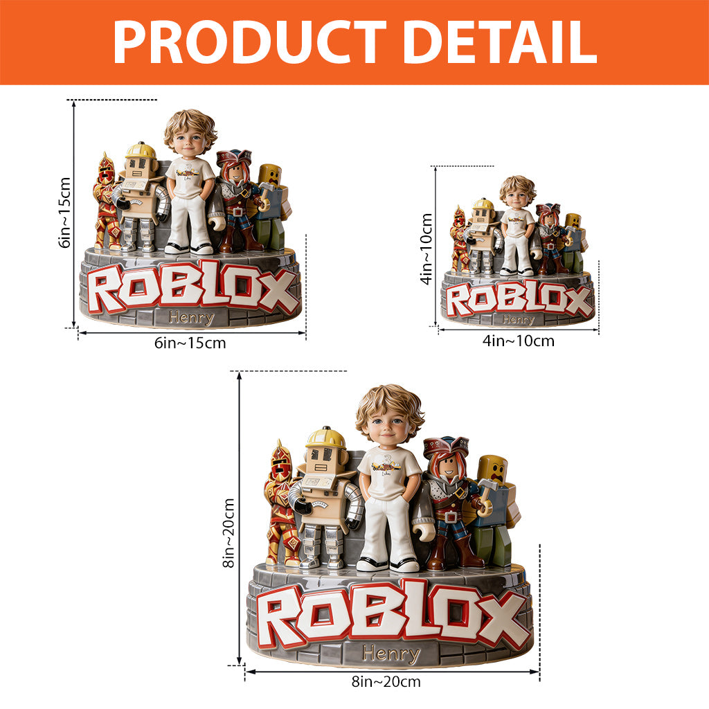 Role Play Game - Personalized 3D Gaming Custom Shaped Acrylic Plaque