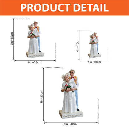 Couple Anniversary - Personalized Couple Custom Shaped Acrylic Plaque