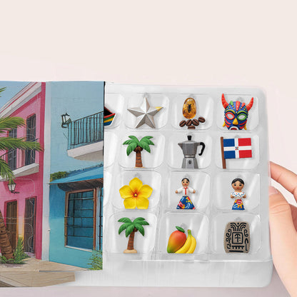 Dominican Republic Advent Calendar 2025 - Personalized Expats Advent Calendar With Ornaments