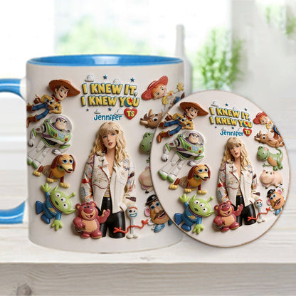 The Fifth Story Of Toys - Personalized Toy Story Accent Mug & Coaster