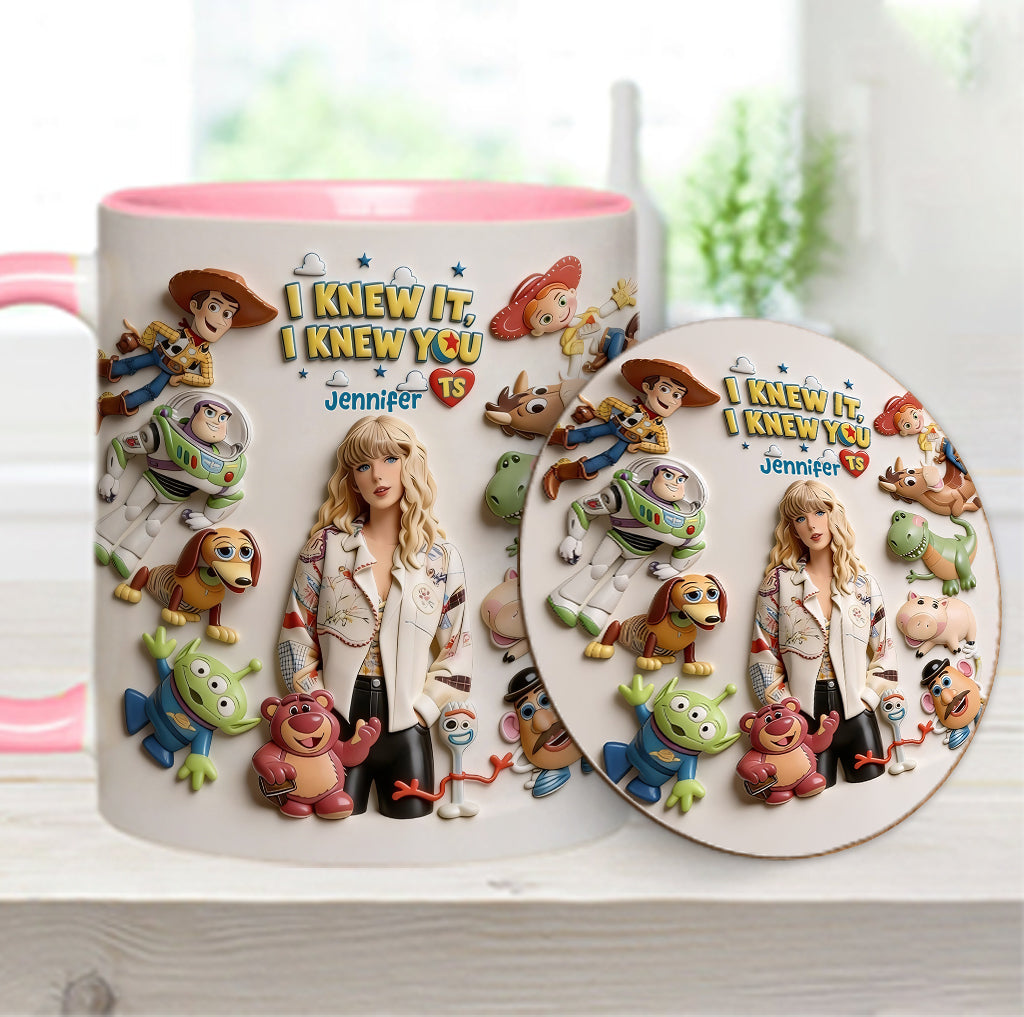 The Fifth Story Of Toys - Personalized Toy Story Accent Mug & Coaster