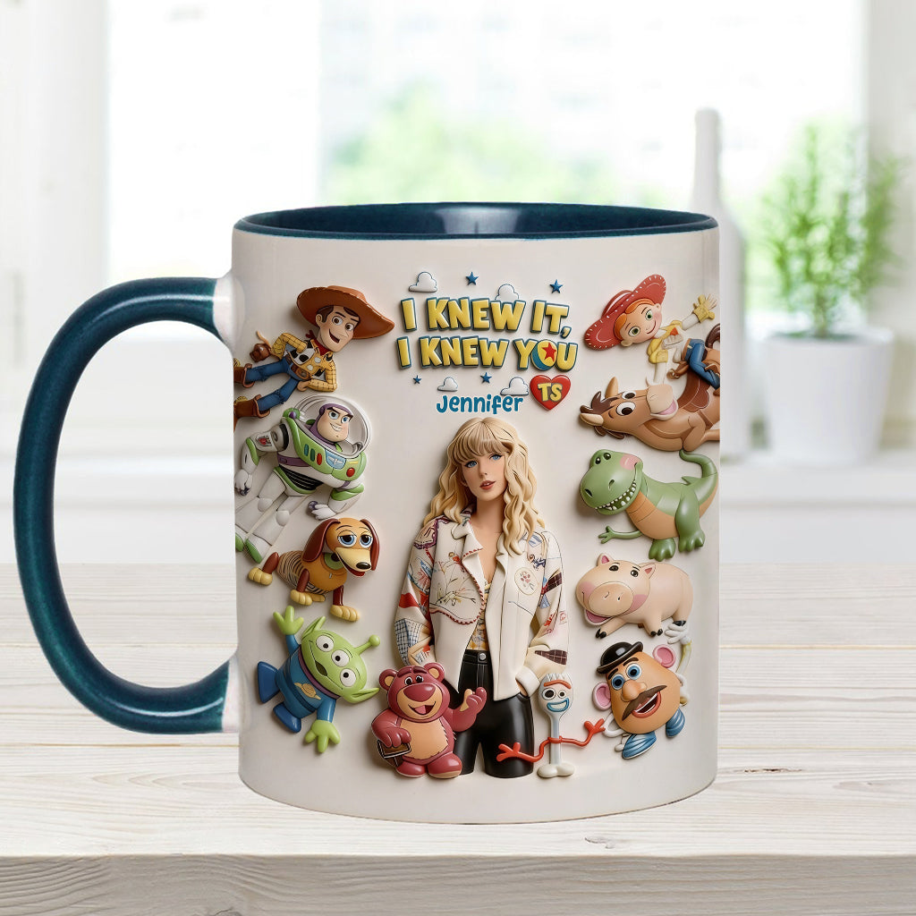 The Fifth Story Of Toys - Personalized Toy Story Accent Mug & Coaster