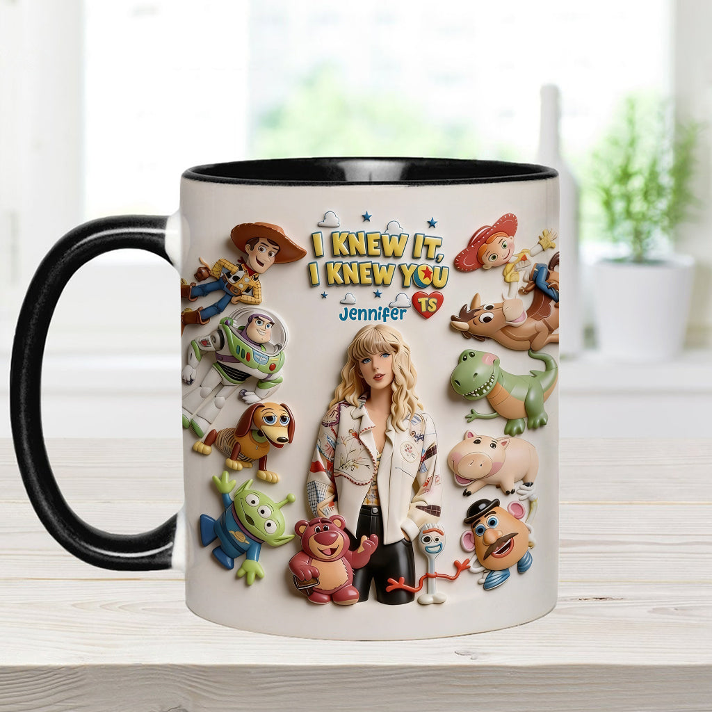 The Fifth Story Of Toys - Personalized Toy Story Accent Mug & Coaster