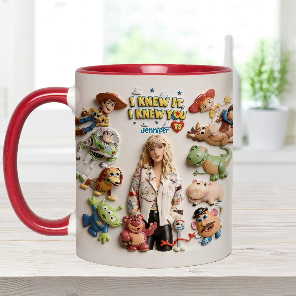 The Fifth Story Of Toys - Personalized Toy Story Accent Mug & Coaster