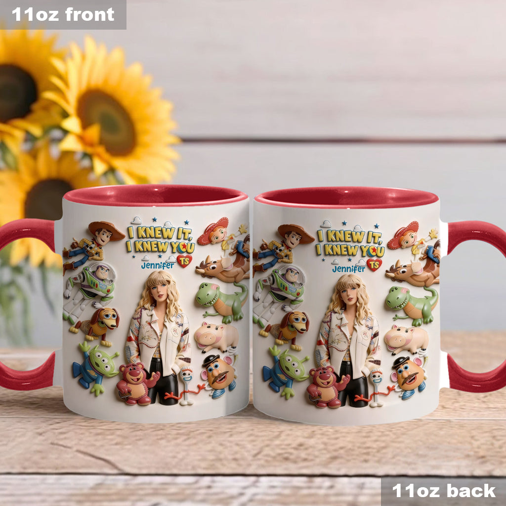 The Fifth Story Of Toys - Personalized Toy Story Accent Mug & Coaster