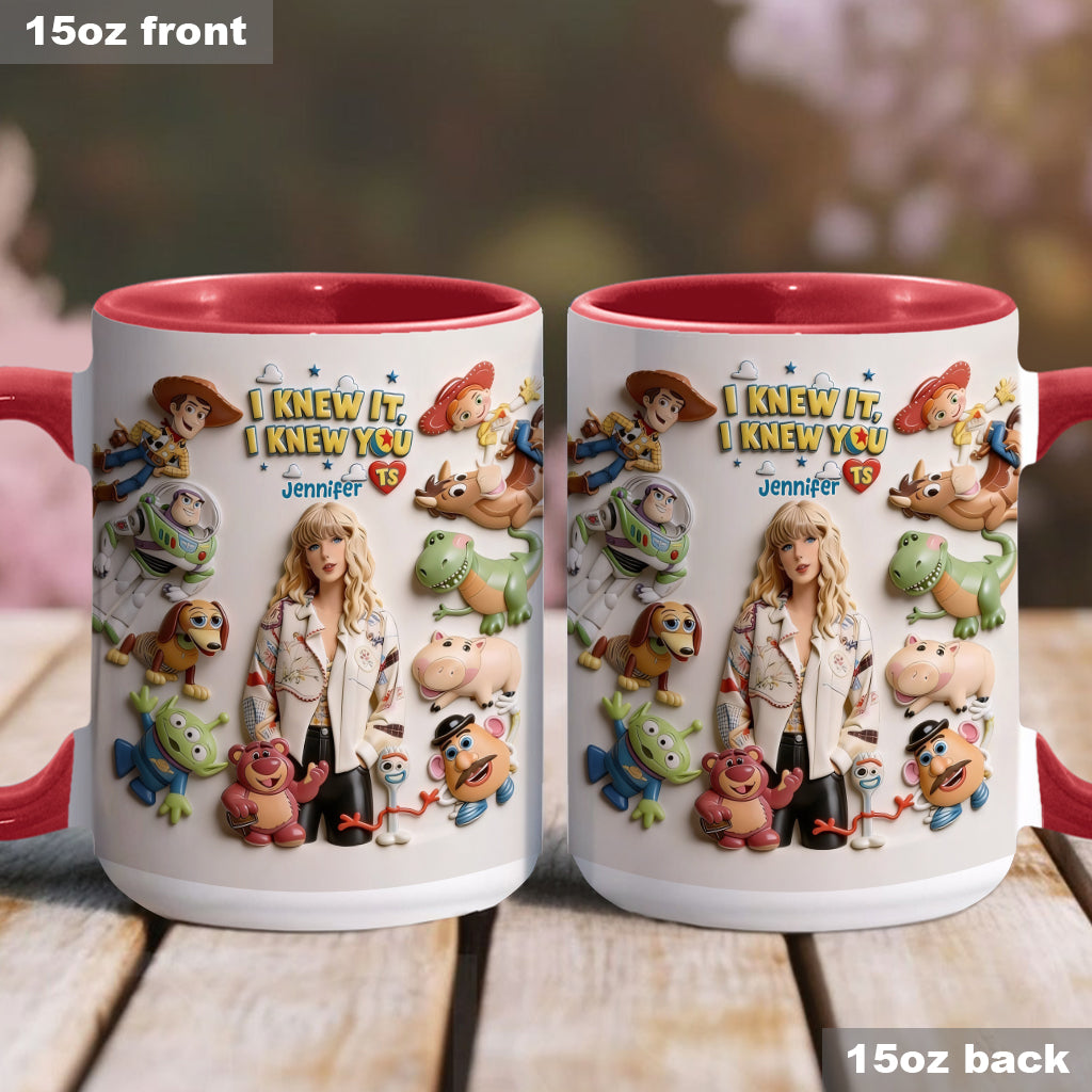 The Fifth Story Of Toys - Personalized Toy Story Accent Mug & Coaster