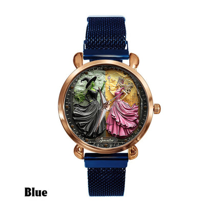 Changed For Good - Personalized Green and Pink Women Hand Watch