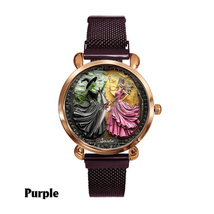 Changed For Good - Personalized Green and Pink Women Hand Watch
