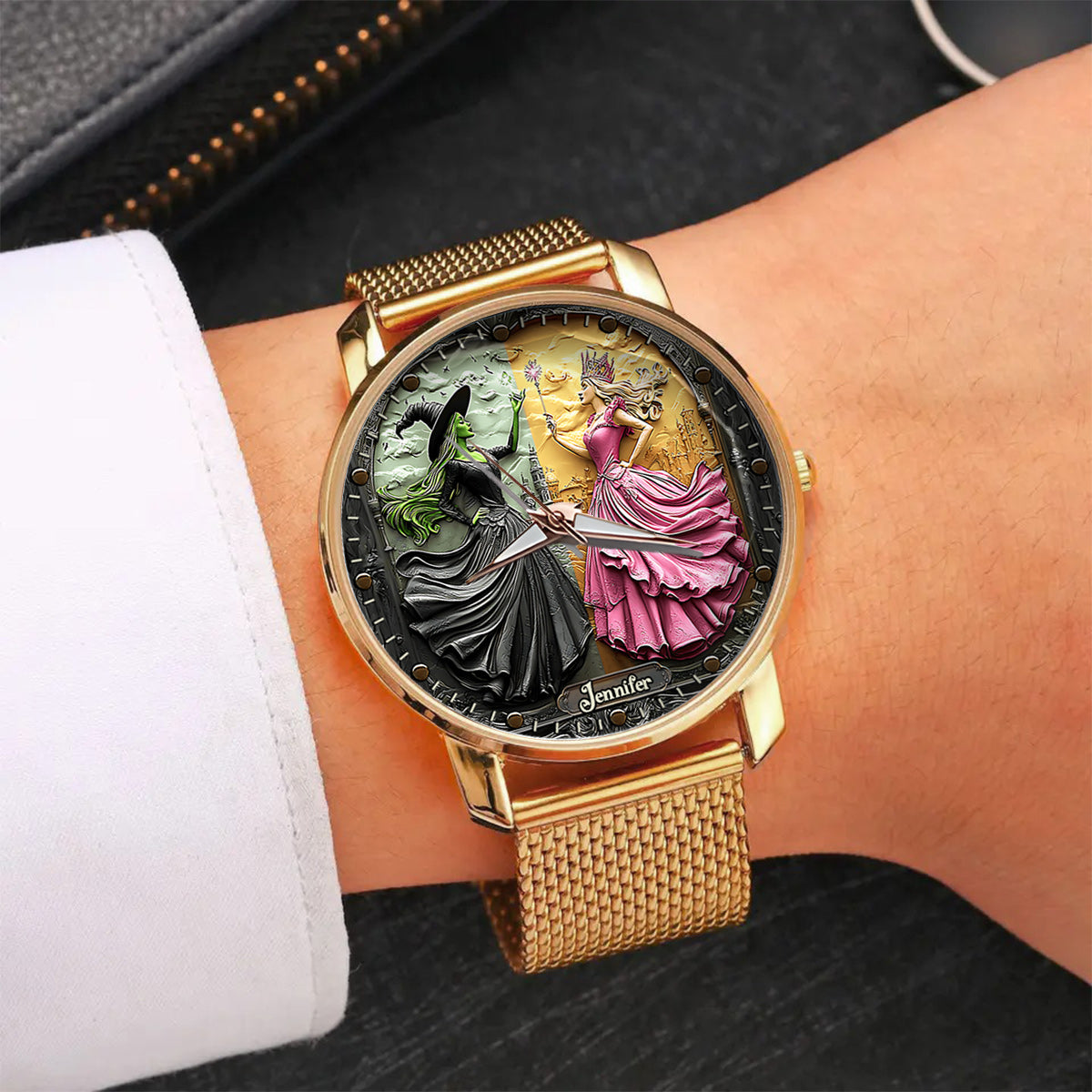 Changed For Good - Personalized Green and Pink Women Hand Watch
