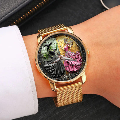 Changed For Good - Personalized Green and Pink Women Hand Watch