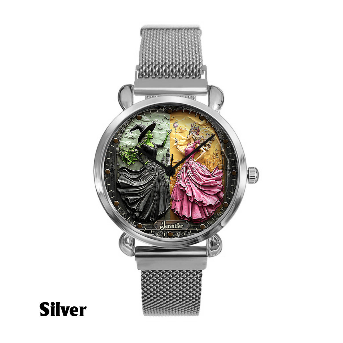 Changed For Good - Personalized Green and Pink Women Hand Watch