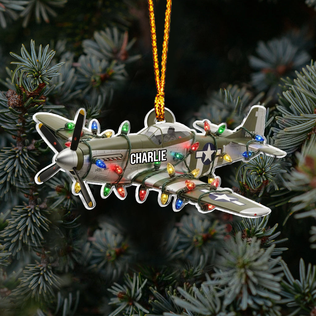 Heros In The Sky - Personalized Veteran Ornament