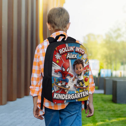 Rollin Into School - Personalized Kid Multifunctional Backpack