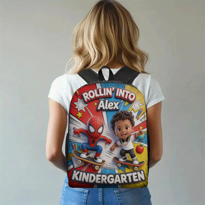 Rollin Into School - Personalized Kid Multifunctional Backpack