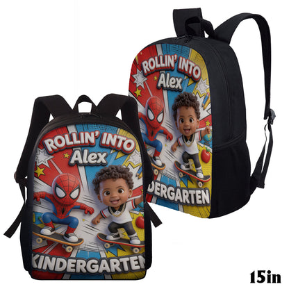 Rollin Into School - Personalized Kid Multifunctional Backpack