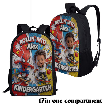 Rollin Into School - Personalized Kid Multifunctional Backpack