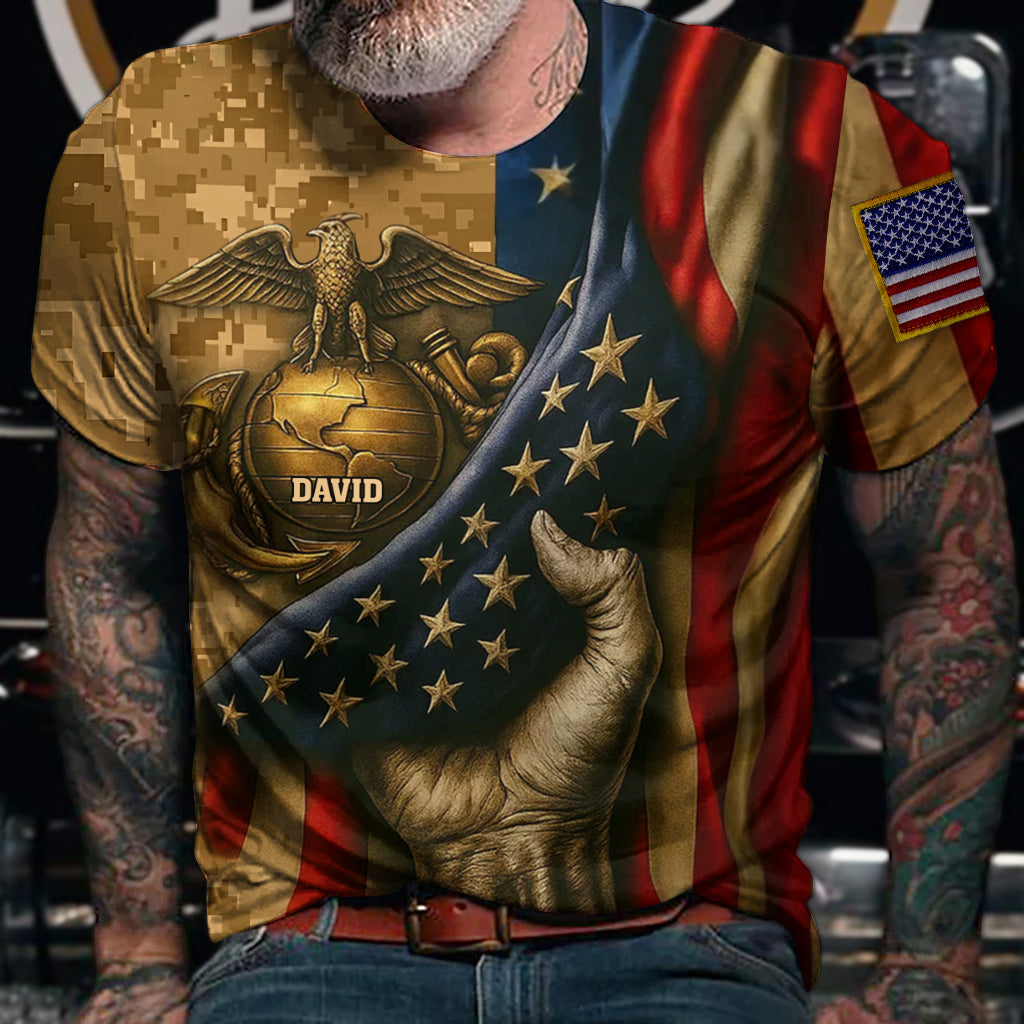 I'm A Soldier - Personalized Veteran All Over Shirt