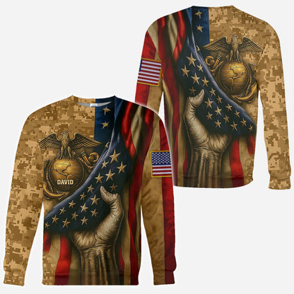 I'm A Soldier - Personalized Veteran All Over Shirt