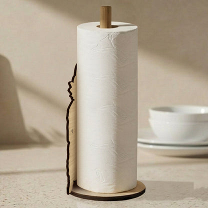 Doing Dad Shit - Personalized Seven Balls Paper Towel Stand