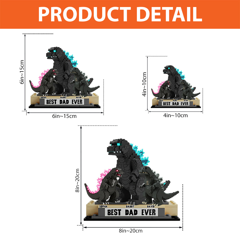 Father Of The Monsters - Personalized Giant Monster Custom Shaped Acrylic Plaque