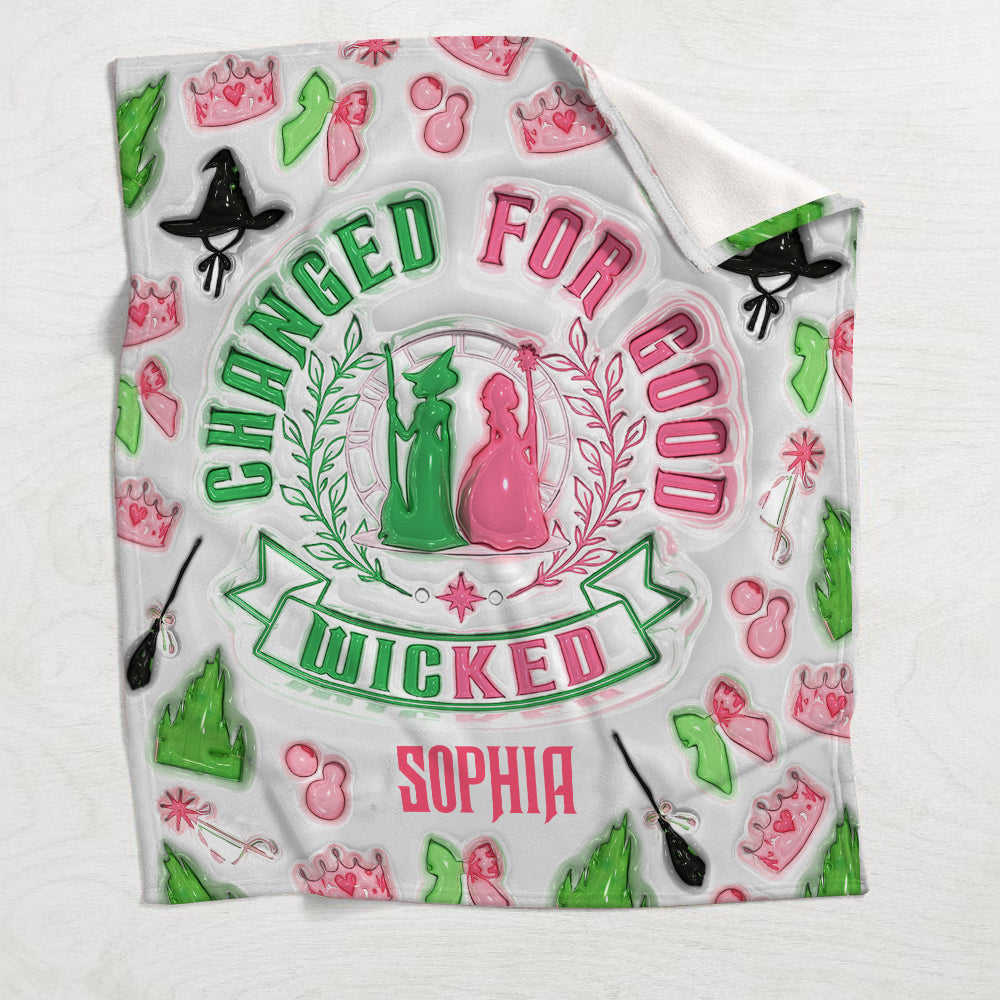 Changed For Good - Personalized Witch Blanket
