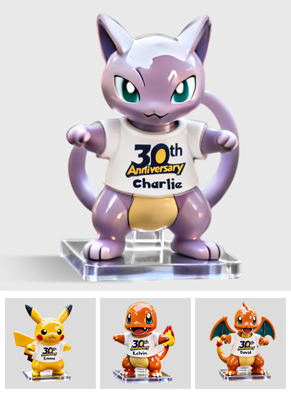 30 Years Of Monsters Training - Personalized Monster Trainer Car Dashboard Plaque