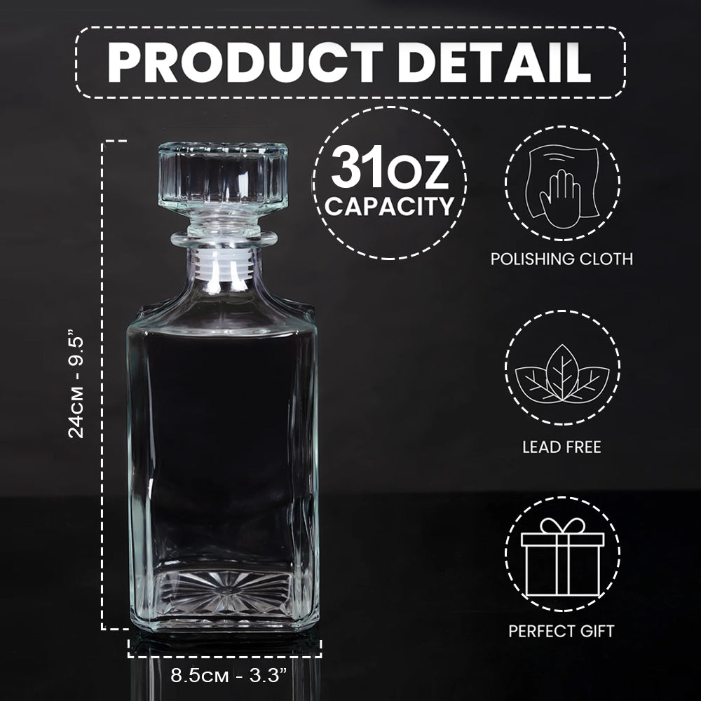Love Whiskey Nightmare Whiskey Decanter Set