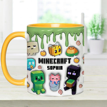 Block Animals - Personalized Block World Accent Mug