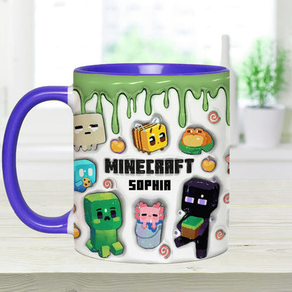 Block Animals - Personalized Block World Accent Mug