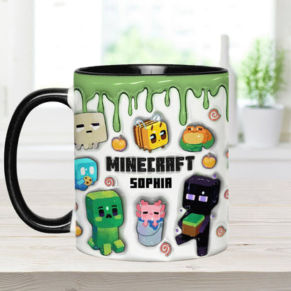 Block Animals - Personalized Block World Accent Mug
