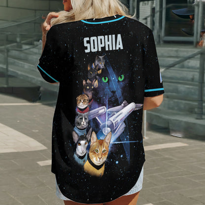I've Seen Better Universes - Personalized Star Fleet Baseball Jersey