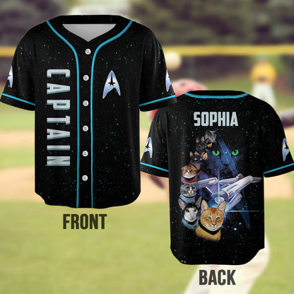 I've Seen Better Universes - Personalized Star Fleet Baseball Jersey