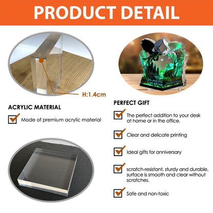 You & Me We Got This - Personalized Dragon Custom Shaped Acrylic Plaque