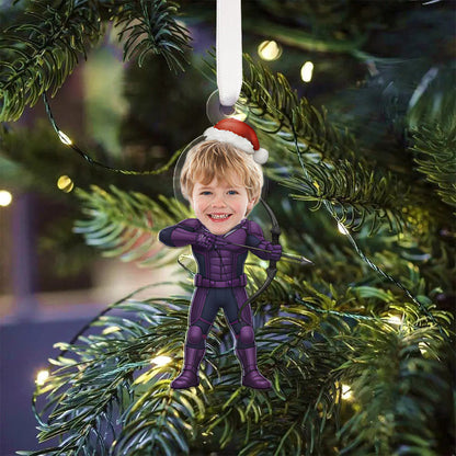 Christmas Gift For Hero's Fan - Personalized Superhero Folded Advent Calendar With Ornaments