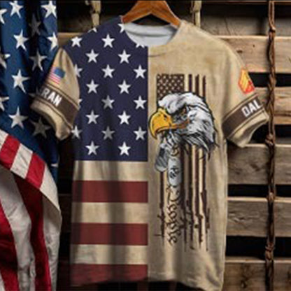 Proud Veteran - Personalized Veteran All Over Shirt