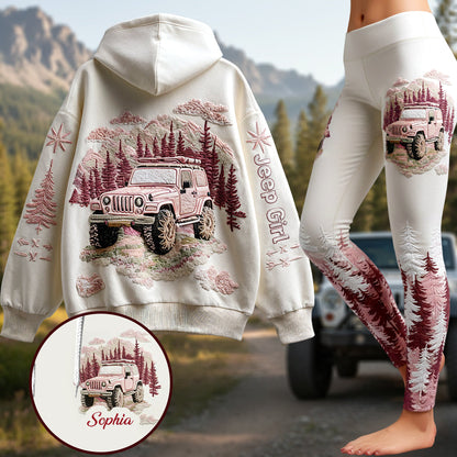 Off-Road Adventure - Personalized Car Hoodie and Leggings