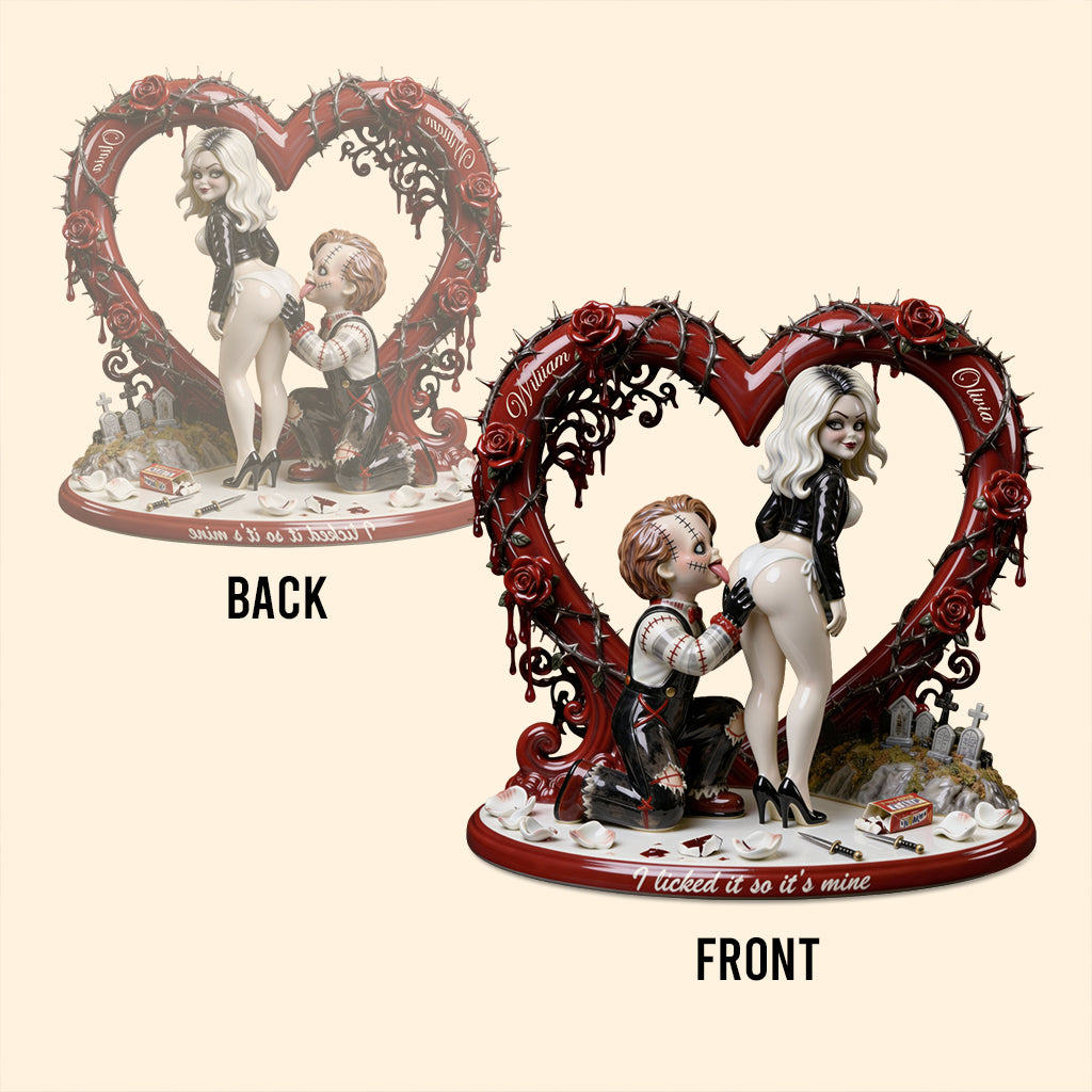 Naughty Gothic Horror - Personalized Horror Character Custom Shaped Acrylic Plaque
