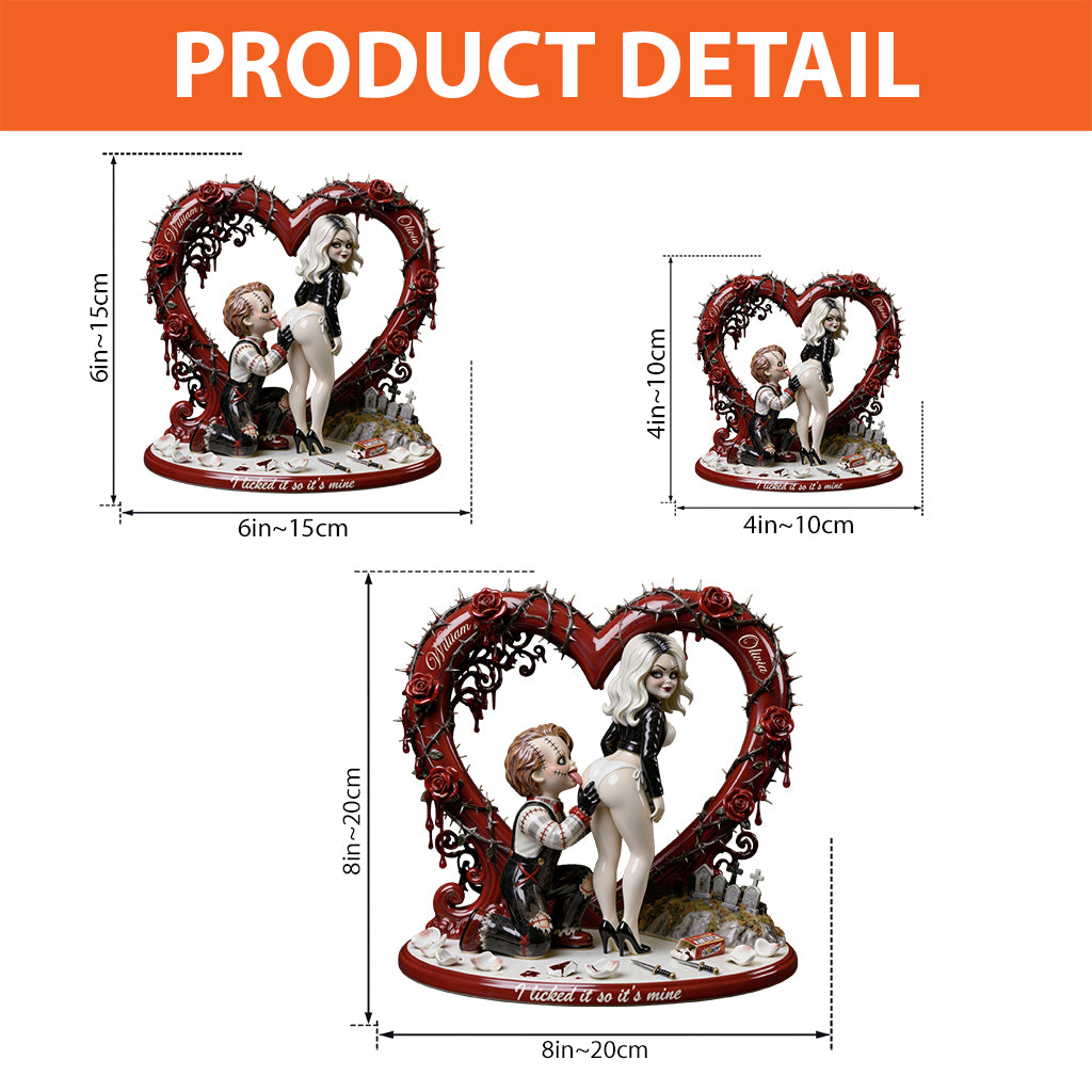 Naughty Gothic Horror - Personalized Horror Character Custom Shaped Acrylic Plaque