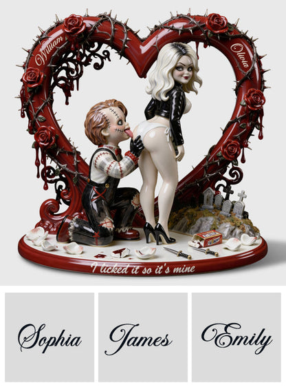 Naughty Gothic Horror - Personalized Horror Character Custom Shaped Acrylic Plaque