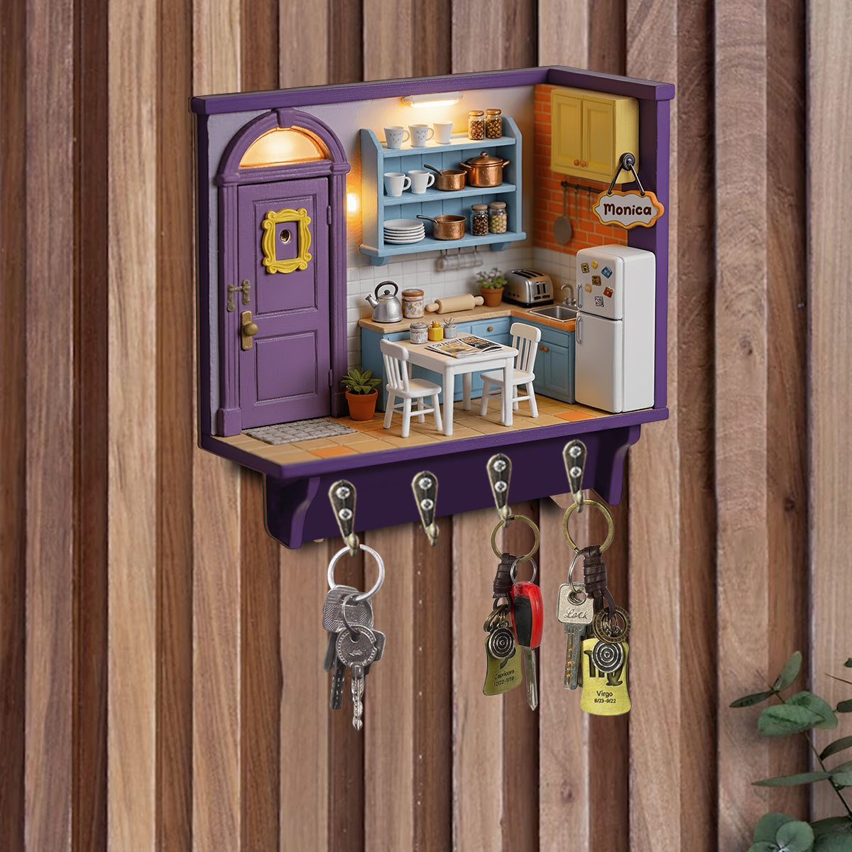 I'll Be There for You - Personalized Custom Shaped Hanging Rack