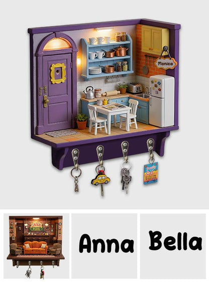 I'll Be There for You - Personalized Custom Shaped Hanging Rack